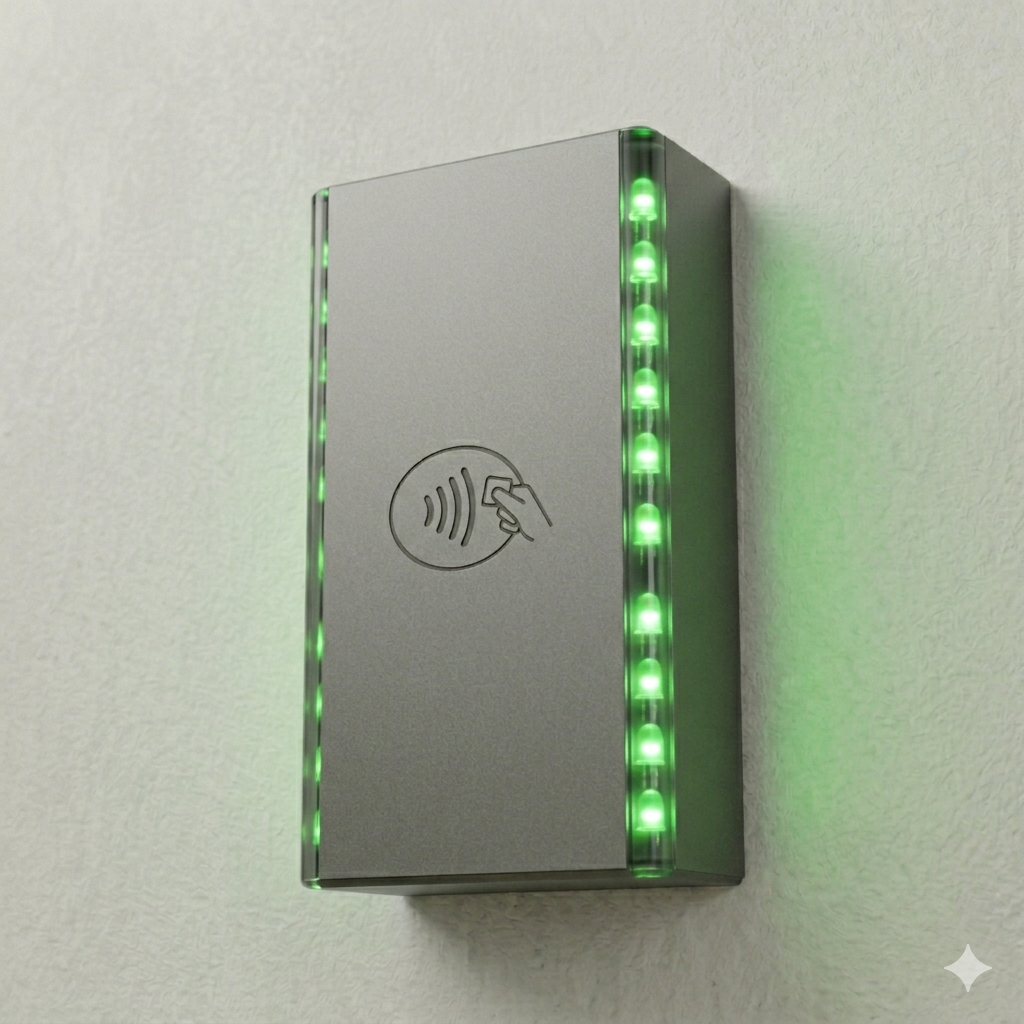 3d mockup of the security terminal